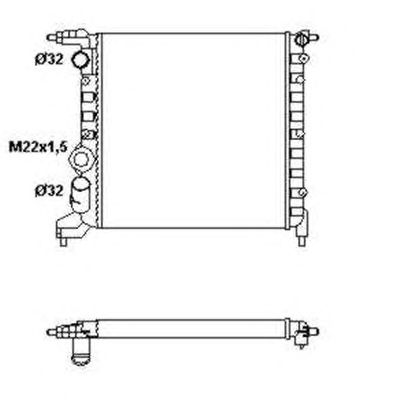 Radiator, racire motor RENAULT CLIO 1,2 90-96