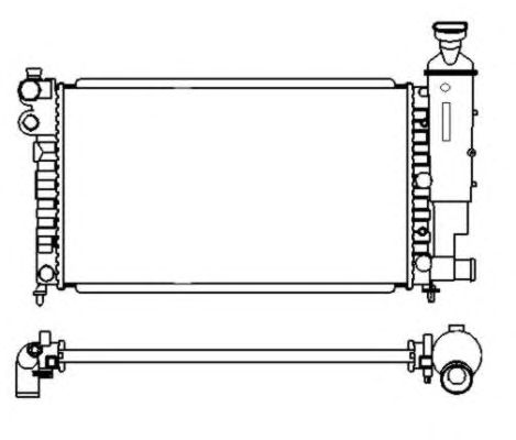 Radiator, racire motor PEUGEOT 106 91-96