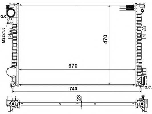 Radiator, racire motor