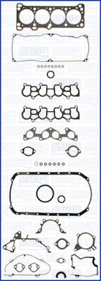 Set garnituri complet, motor