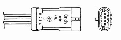 Sonda Lambda REANULT 1,2-2,0 CLIO3 445MM