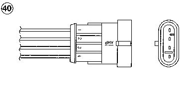 Sonda Lambda FIAT 1,6 16V BRAVO/A/MAREA 610MM