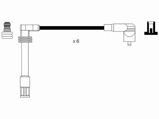 Set cablaj aprinder VW A4/A6 2,4/2,8 95-