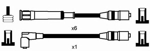 Set cablaj aprinder BMW E34 2,0/2,5