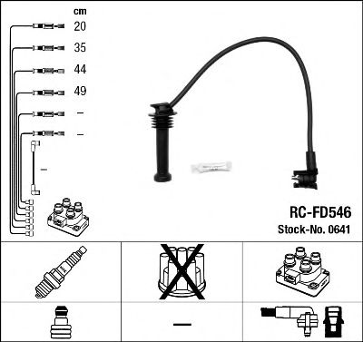 Set cablaj aprinder FORD FIESTA/ESC/MON 1,6-2,0