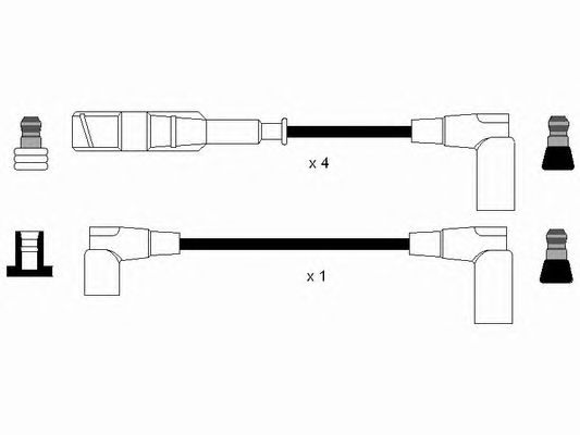 Set cablaj aprinder MERCEDES-BENZ C/S/W124/W201/W460/W461 2.0/2.3 85-