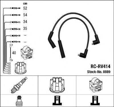 Set cablaj aprinder ROVER 214 1,4I 95-00