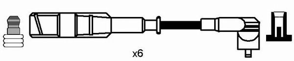 Set cablaj aprinder VW 2,8/2,9 VR6 GOLF III/PASSAT