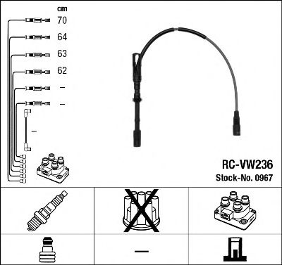 Set cablaj aprinder VW 1,8 20V BORA/GOLF IV/A3/OCTAVIA