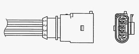 Sonda Lambda VW 1,4/1,6 GOLF 05-/FABIA 06-