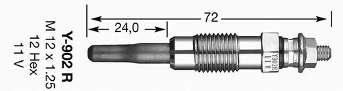 Bujie incandescenta