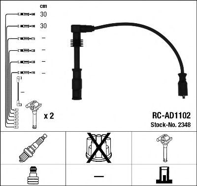 Set cablaj aprinder VW PASSAT 1,8/ A4 1,8