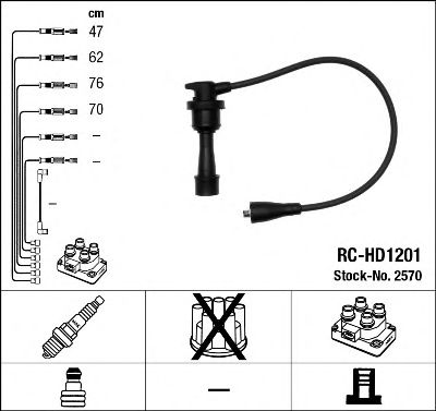 Set cablaj aprinder HYUNDAI LANTRA 1.6/1.8 90-