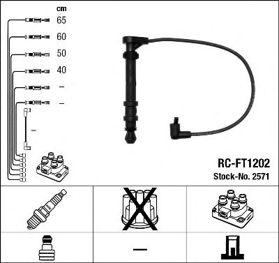 Set cablaj aprinder FIAT BRAVO/BRAVA/MAREA 1,6 16V