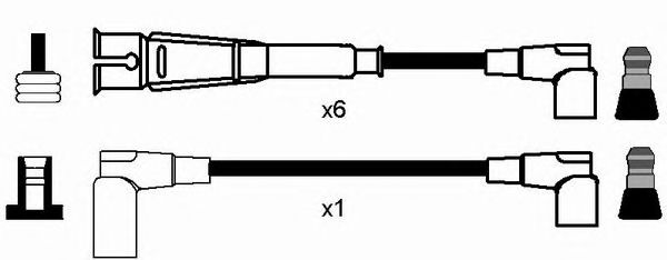 Set cablaj aprinder MERCEDES-BENZ C/R107/W460 280 GE/SL 74-