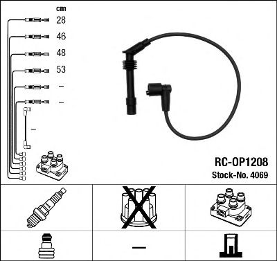 Set cablaj aprinder OPEL 1,2-1,6 ASTRA F/CORSA B