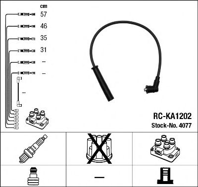 Set cablaj aprinder KIA RIO 1.3