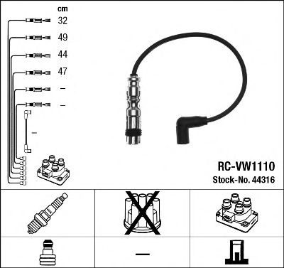 Set cablaj aprinder VW 1,2 TSI GOLF VI/ A3/ FABIA