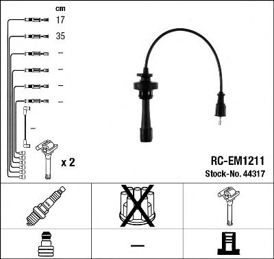 Set cablaj aprinder MITSUBISHI LANCER 2.0/2.0 16V 98-