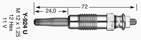 Bujie incandescenta BMW/FIAT/OPEEUGEOT/D-POWER 1