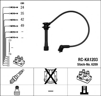 Set cablaj aprinder KIA RIO