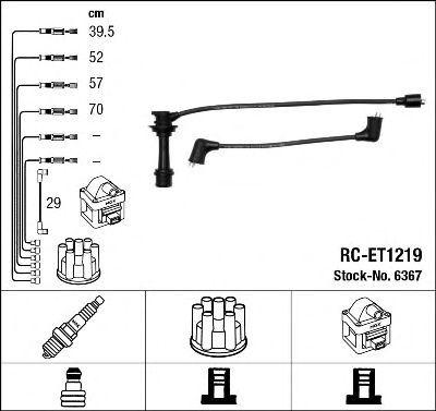 Set cablaj aprinder TOYOTA CELICA 89-