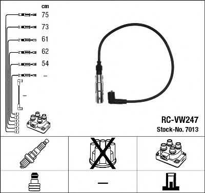 Set cablaj aprinder VW PASSAT 2,3 99-