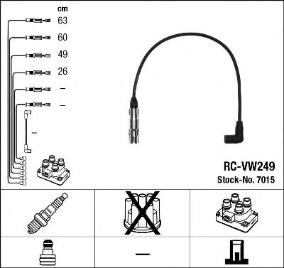 Set cablaj aprinder VW 1,6 A3