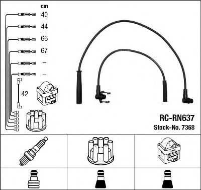 Set cablaj aprinder RENAULT CLIO/19/MEGANE 1,2-1