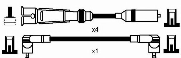 Set cablaj aprinder VW 1,8/2,0 A80/100