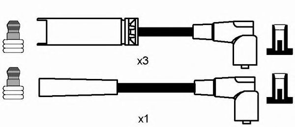 Set cablaj aprinder DAEWOO LANOS 1,4-1,5 97-