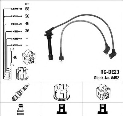 Set cablaj aprinder DAIHATSU CHARADE IV 1.3/1.5/1.6 96-