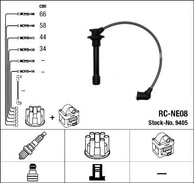 Set cablaj aprinder NISSAN 1,4/1,6 ALMERA/PRIMERA