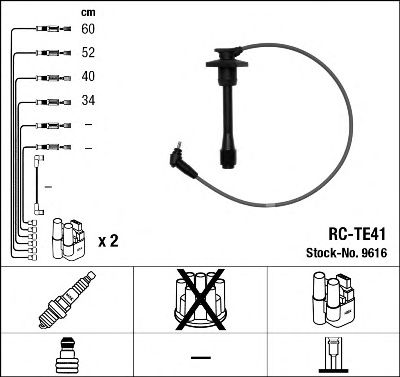 Set cablaj aprinder TOYOTA COROLLA 1,4 92-