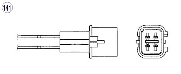 Sonda Lambda MITSUBISHI OUTLANDER 2.4 03-