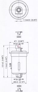 filtru combustibil