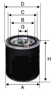 Element filtrant uscator aer, compresor