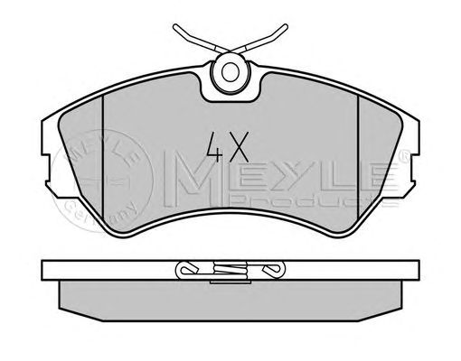 set placute frana,frana disc VW T4 09/90 14