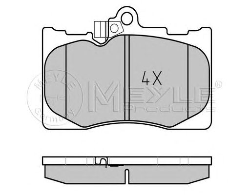 set placute frana,frana disc LEXUS GS300/430 05-