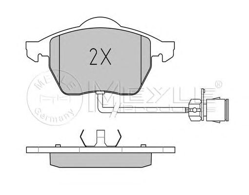 set placute frana,frana disc AUDI 100/A6 90-97 156,3 X 74 X 19,6