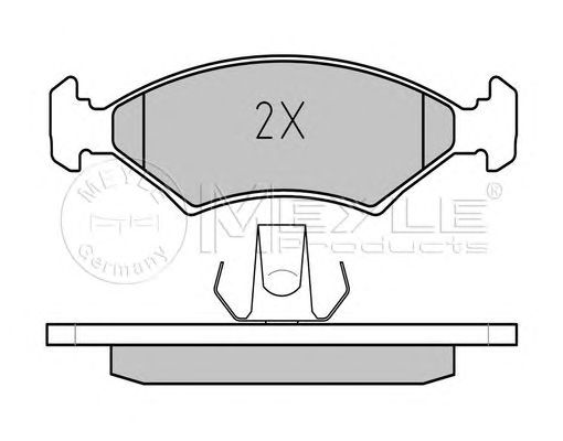 set placute frana,frana disc FORD ESCORT