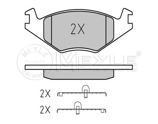 set placute frana,frana disc VW GOLF/POLO 94