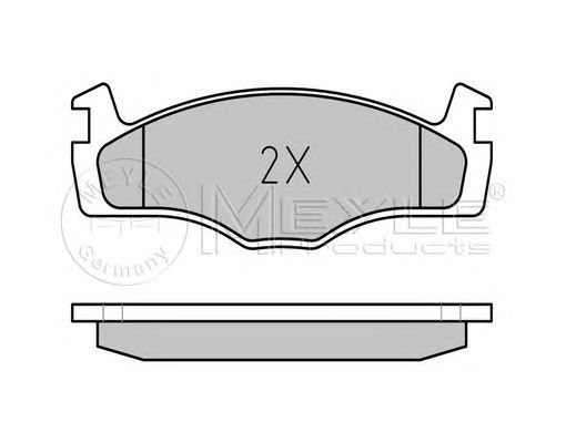 set placute frana,frana disc VW POLO 94-