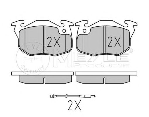 set placute frana,frana disc RENAULT 9/11/19/21/25 BENDIX