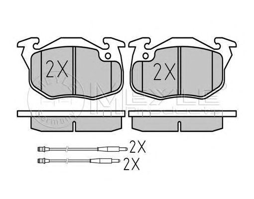 set placute frana,frana disc CITROEN SAXO 96-03