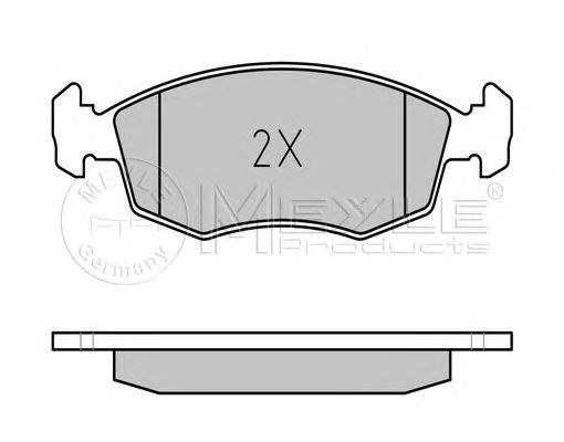 set placute frana,frana disc FORD ESCORT 86-