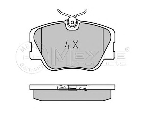 set placute frana,frana disc MERCEDES-BENZ W124/201