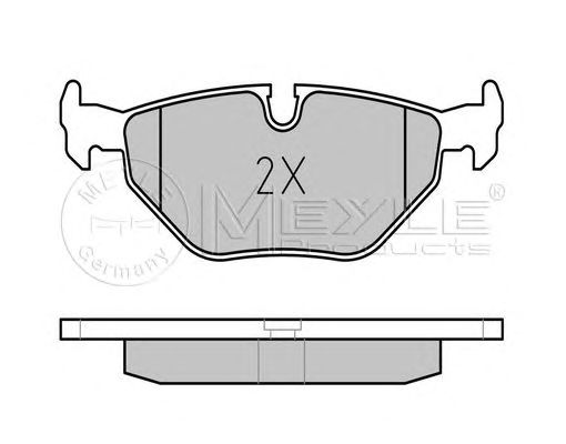 set placute frana,frana disc BMW E32/E34