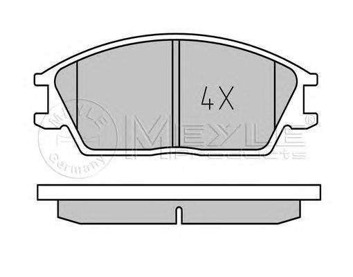 set placute frana,frana disc HYUNDAI ACCENT 94-05/GETZ 02-09/PONY -95