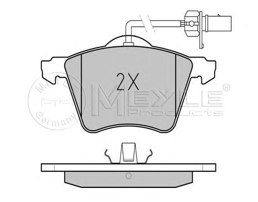 set placute frana,frana disc VW T4 1,9-2,5 TDI 97-00 156,5 X 78,5 X 18,6